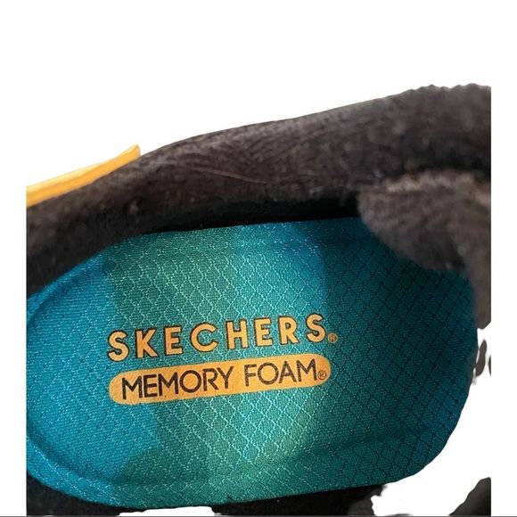 Skechers Heydayz Marathon Running Shoes/Sneakers 155491-BKMT size 8 NWT BLACK - Picture 6 of 7